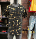 Gold Leaf Foil Men Shirts