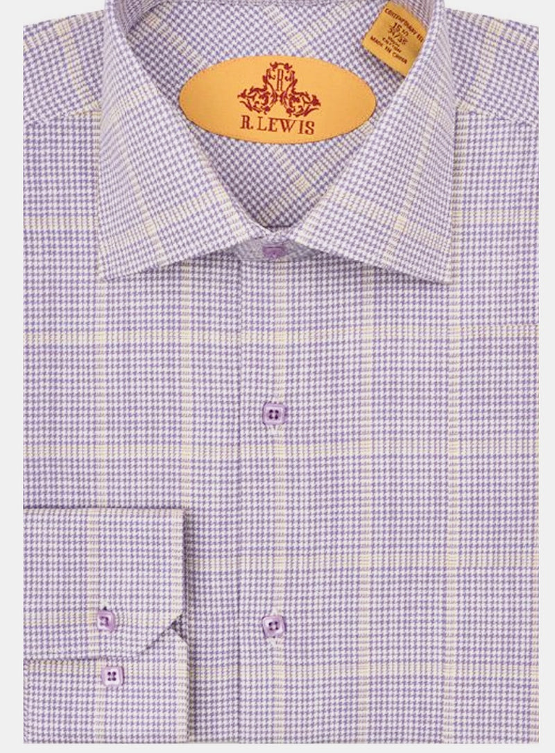 R. Lewis Lilac Cotton Shirt