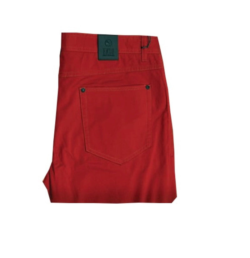 Enzo Red Rust Jeans