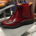 Carrucci Wing Tip Chelsea Boot