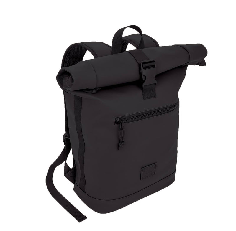 XRay Black Leather “Like” Backpack