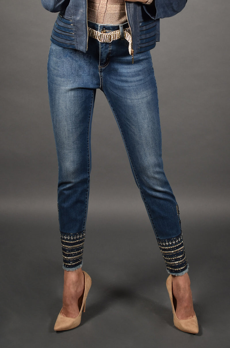 Frank Lyman Deep Woven Jeans