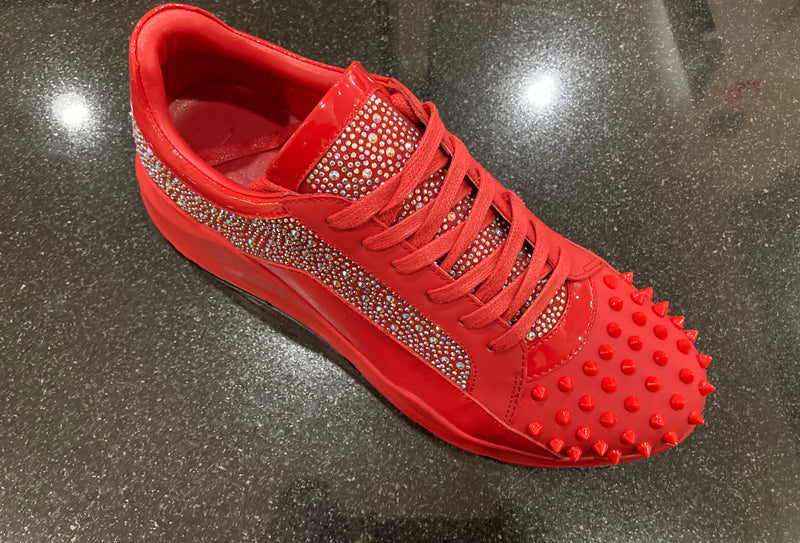DNA Spike Toe Red/Silver